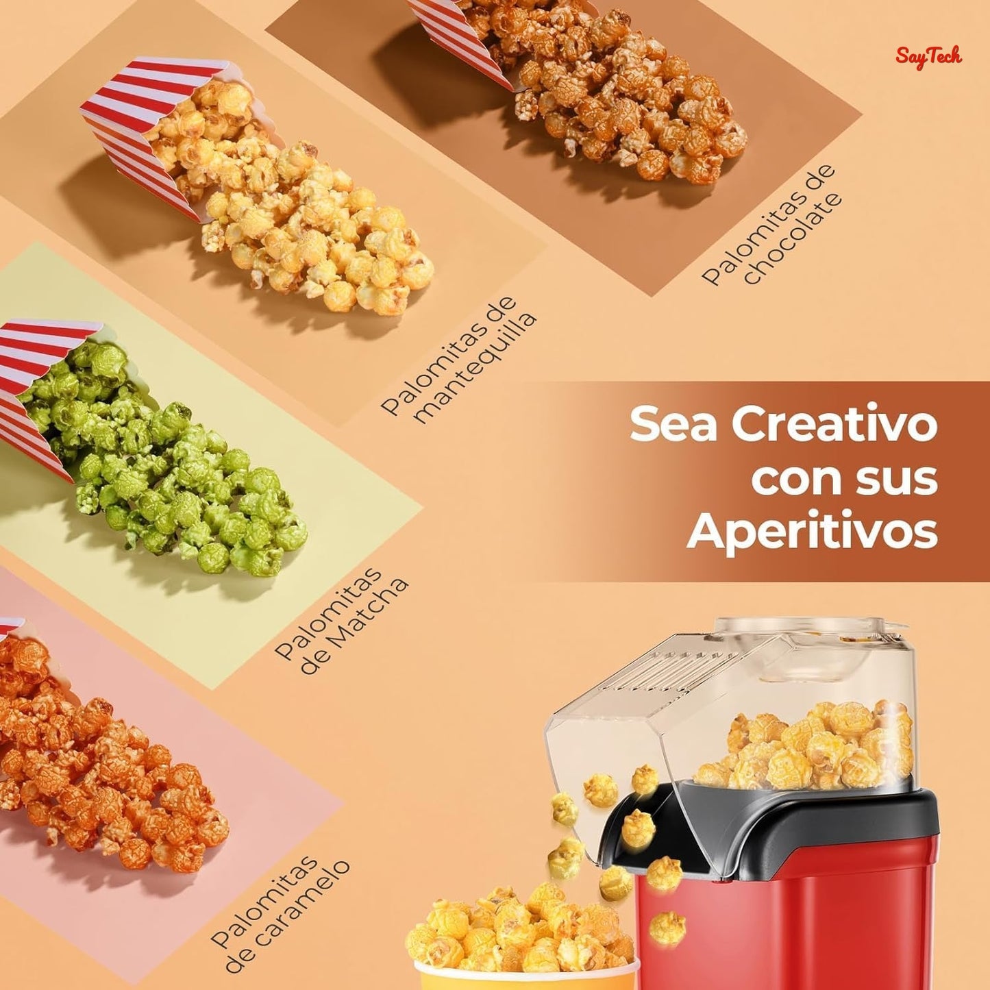 CRISPIFLIX®️ - PALOMITERA DE AIRE CALIENTE 1200W