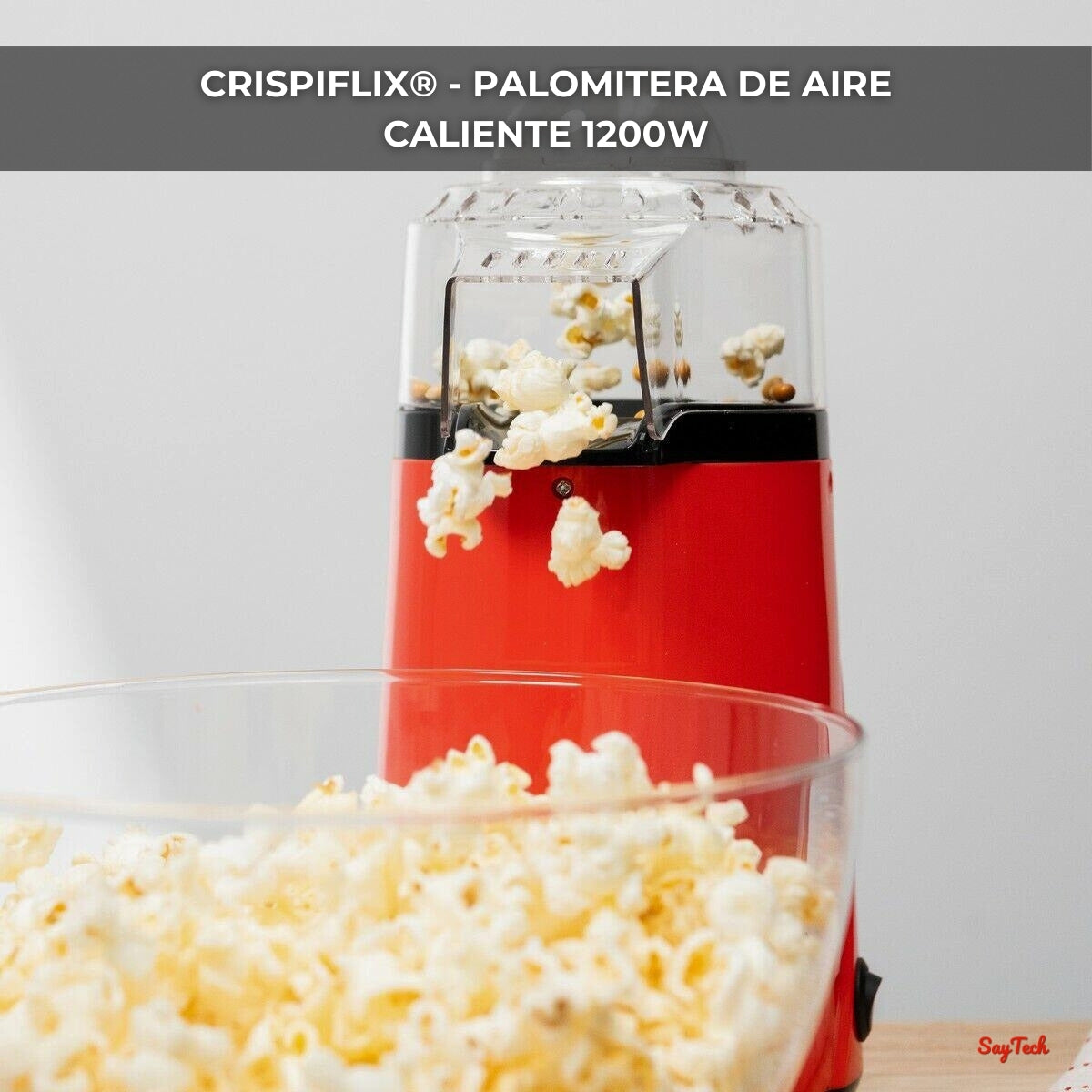 CRISPIFLIX®️ - PALOMITERA DE AIRE CALIENTE 1200W