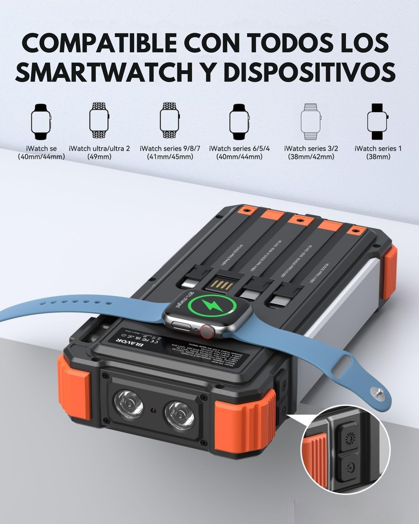 SolarPulse® | Batería Solar Portátil 10000mAh