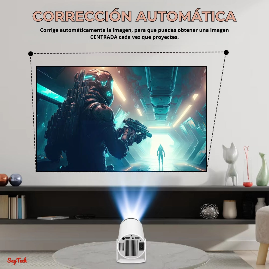 QUICKCAST®️ - PROYECTOR PORTÁTIL 4K HD 1080p