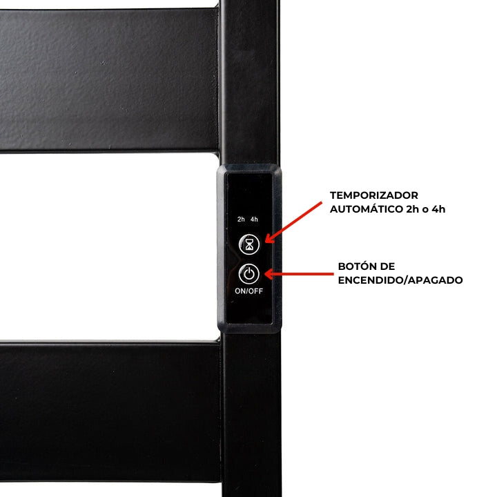 Warmessence® | Toallero Eléctrico de Pie o Pared | Temporizador 2-4h | 260W