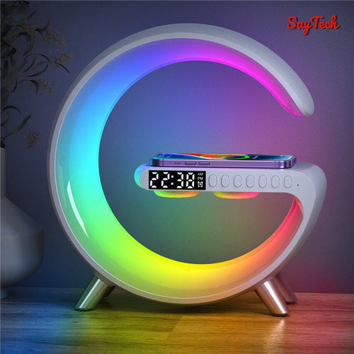 Glomagic® | Despertador Anti-Estrés | Altavoz, Cargador, Luces LED