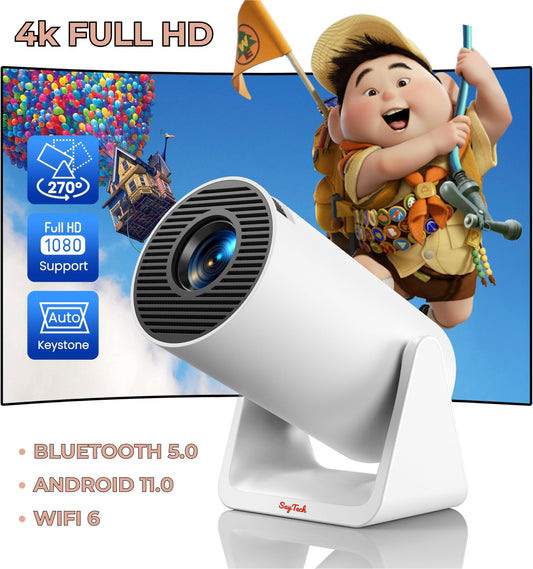 QUICKCAST®️ - PROYECTOR PORTÁTIL 4K HD 1080p