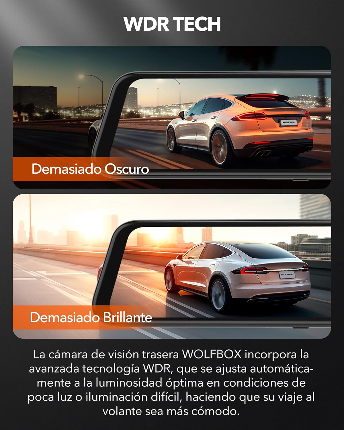 SafetyDrive PRO® | Dashcam 4k UHD | Con Cámara Trasera | Pantalla Táctil