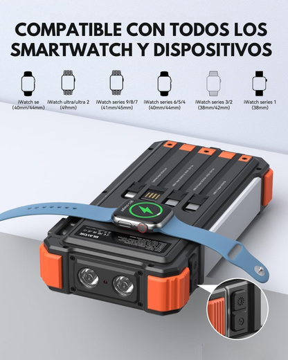 SolarPulse® | Batería Solar Portátil 10000mAh