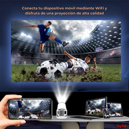 QUICKCAST®️ - PROYECTOR PORTÁTIL 4K HD 1080p