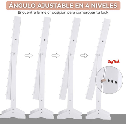 Auralux® | Espejo Joyero de Pie | Iluminación LED