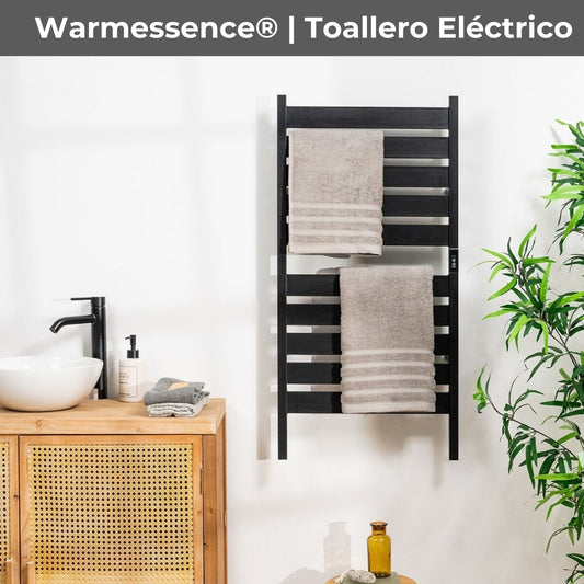Warmessence® | Toallero Eléctrico de Pie o Pared | Temporizador 2-4h | 260W