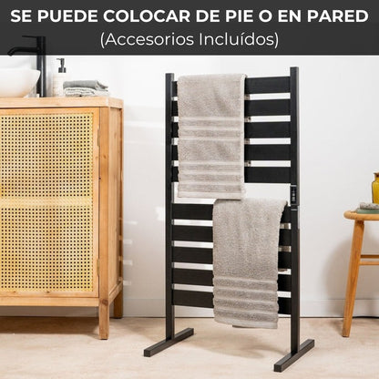 Warmessence® | Toallero Eléctrico de Pie o Pared | Temporizador 2-4h | 260W