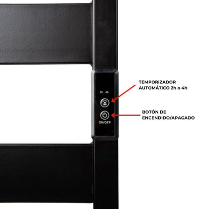 Warmessence® | Toallero Eléctrico de Pie o Pared | Temporizador 2-4h | 260W
